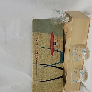 Federal Glass Company Cocktail Glasses, set of 7